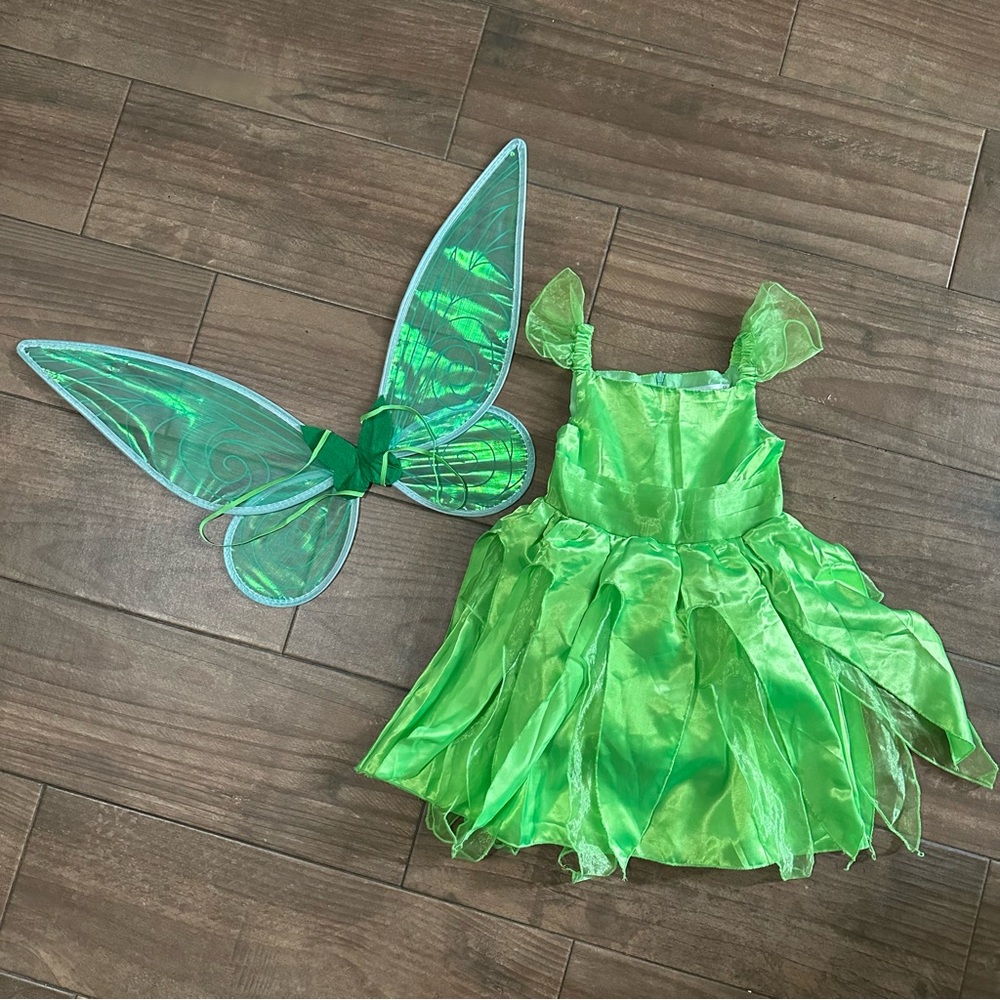 Toddler Girls 4T / 5T Disney Tinkerbell Costume from Peter Pan